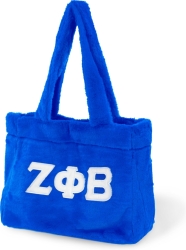 View Buying Options For The Big Boy Zeta Phi Beta Divine 9 S1 Faux Fur Bag