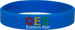 View Buying Options For The Eastern Star Solid Silicone Wristband [Pre-Pack]