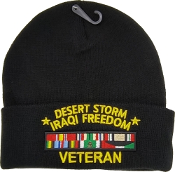 View Buying Options For The Desert Storm Iraqi Freedom Veteran M043 Mens Beanie