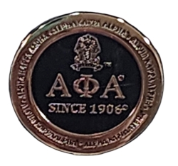 View Buying Options For The Alpha Phi Alpha Sphinx Round Pin