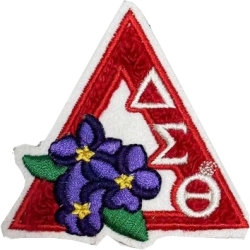 View Buying Options For The Delta Sigma Theta Triangle Chenille Lapel Pin