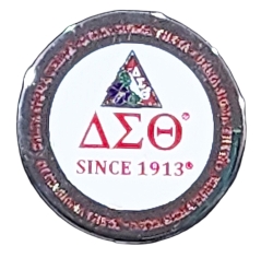 View Buying Options For The Delta Sigma Theta Violet Round Pin