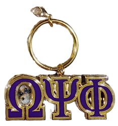 View Buying Options For The Omega Psi Phi Letter Keychain