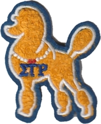 View Buying Options For The Sigma Gamma Rho Poodle Chenille Lapel Pin