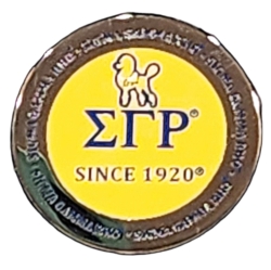 View Buying Options For The Sigma Gamma Rho Poodle Round Pin