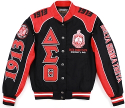 View Buying Options For The Big Boy Delta Sigma Theta Divine 9 S12 Racing Twill Jacket