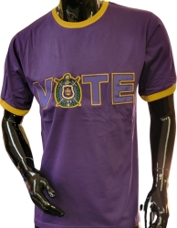 View Product Detials For The Buffalo Dallas Omega Psi Phi Vote Ringer T-Shirt