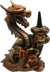 View Buying Options For The Copper Dragon Backflow Incense Cone Burner