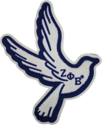 View Buying Options For The Zeta Phi Beta Dove Chenille Iron-On Patch