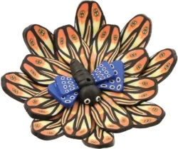 View Buying Options For The Fimo Round Butterfly Dish Incense Burner