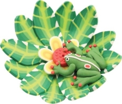 View Buying Options For The Fimo Round Frog Dish Incense Burner