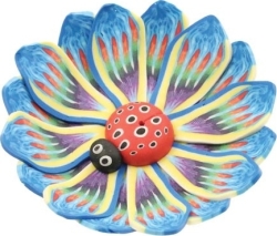 View Buying Options For The Fimo Round Lady Bug Dish Incense Burner