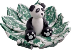 View Buying Options For The Fimo Round Panda Dish Incense Burner