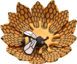 View Buying Options For The Fimo Round Honey Bee Dish Incense Burner