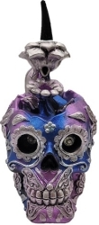 View Buying Options For The Metallic Skull Backflow Incense Cone Burner