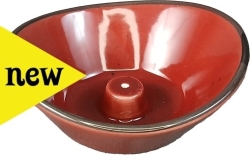 View Buying Options For The Ceramic Oval Incense Burner