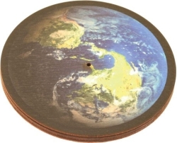 View Buying Options For The Wooden Round Earth Incense Burner