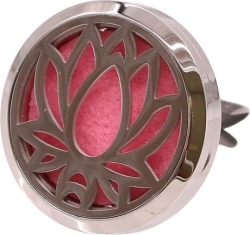 View Buying Options For The Lotus Flower Design Fragrance Oil Car Vent Clip