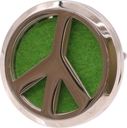 View Buying Options For The Peace Sign Design Fragrance Oil Car Vent Clip