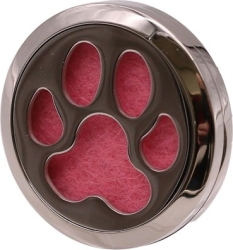 View Buying Options For The Pawprint Design Fragrance Oil Car Vent Clip