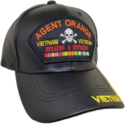 View Buying Options For The Agent Orange Patch Vietnam Veteran Mens Vinyl Leather Cap