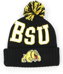 View Buying Options For The Big Boy Bowie State Bulldogs S255 Beanie With Ball