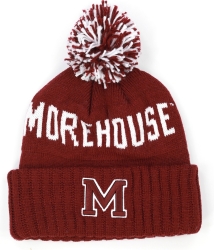 View Buying Options For The Big Boy Morehouse Maroon Tigers S255 Beanie With Ball