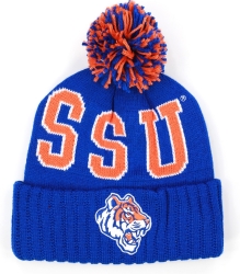 View Buying Options For The Big Boy Savannah State Tigers S255 Beanie With Ball