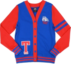 View Buying Options For The Big Boy Tougaloo Bulldogs S11 Womens Lightweight Cardigan