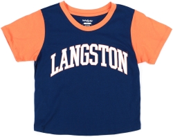 View Buying Options For The Big Boy Langston Lions S5 Womens Cropped Tee