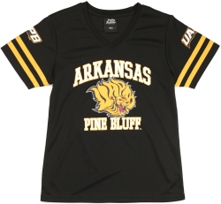 View Buying Options For The Big Boy Arkansas At Pine Bluff Golden Lions S1 Womens Football Jersey Tee