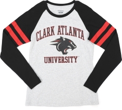 View Buying Options For The Big Boy Clark Atlanta Panthers S5 Womens Long Sleeve Tee