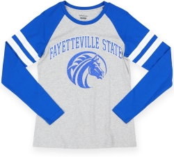 View Buying Options For The Big Boy Fayetteville State Broncos S5 Womens Long Sleeve Tee