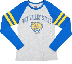 View Buying Options For The Big Boy Fort Valley State Wildcats S5 Womens Long Sleeve Tee