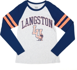 View Buying Options For The Big Boy Langston Lions S5 Womens Long Sleeve Tee