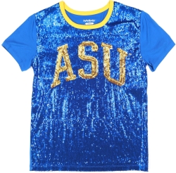 View Buying Options For The Big Boy Albany State Golden Rams S7 Womens Sequins Tee