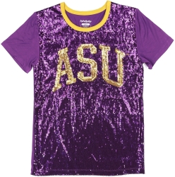 View Buying Options For The Big Boy Alcorn State Braves S7 Womens Sequins Tee