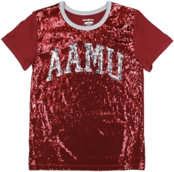 View Buying Options For The Big Boy Alabama A&M Bulldogs S7 Womens Sequins Tee