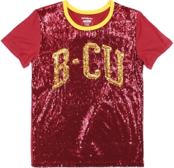 View Buying Options For The Big Boy Bethune-Cookman Wildcats S7 Womens Sequins Tee