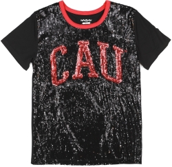 View Buying Options For The Big Boy Clark Atlanta Panthers S7 Womens Sequins Tee