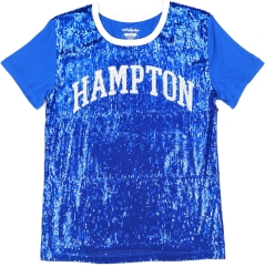 View Buying Options For The Big Boy Hampton Pirates S7 Womens Sequins Tee