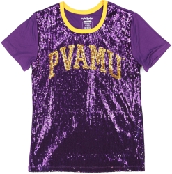 View Buying Options For The Big Boy Prairie View A&M Panthers S7 Womens Sequins Tee