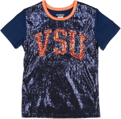 View Buying Options For The Big Boy Virginia State Trojans S7 Womens Sequins Tee