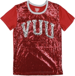 View Buying Options For The Big Boy Virginia Union Panthers S7 Womens Sequins Tee