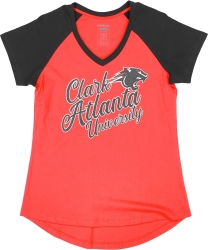 View Buying Options For The Big Boy Clark Atlanta Panthers S4 Womens V-Neck Tee