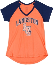 View Buying Options For The Big Boy Langston Lions S4 Womens V-Neck Tee