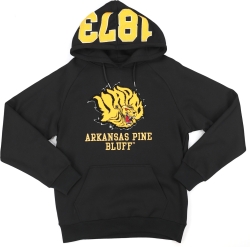 View Buying Options For The Big Boy Arkansas At Pine Bluff Golden Lions S10 Mens Hoodie