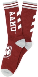 View Buying Options For The Big Boy Alabama A&M Bulldogs S6 Mens Athletic Socks