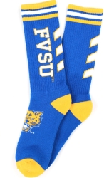 View Buying Options For The Big Boy Fort Valley State Wildcats S6 Mens Athletic Socks