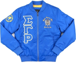 View Buying Options For The Big Boy Sigma Gamma Rho Divine 9 S1 Bomber Jacket